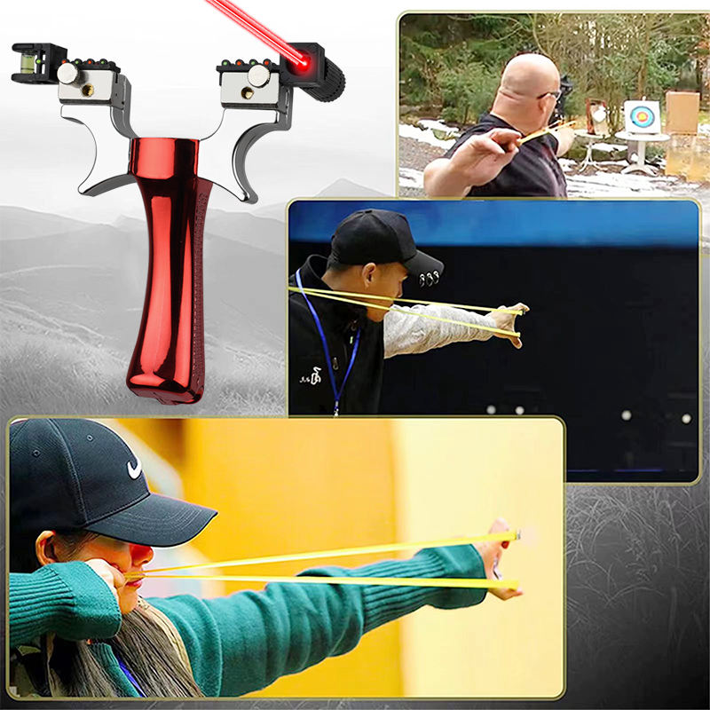 Coloured ABS Slingshot with Laser Sight thumbnail 5